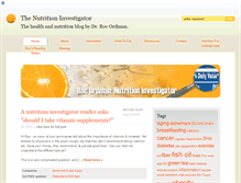 Tablet Screenshot of nutritioninvestigator.org